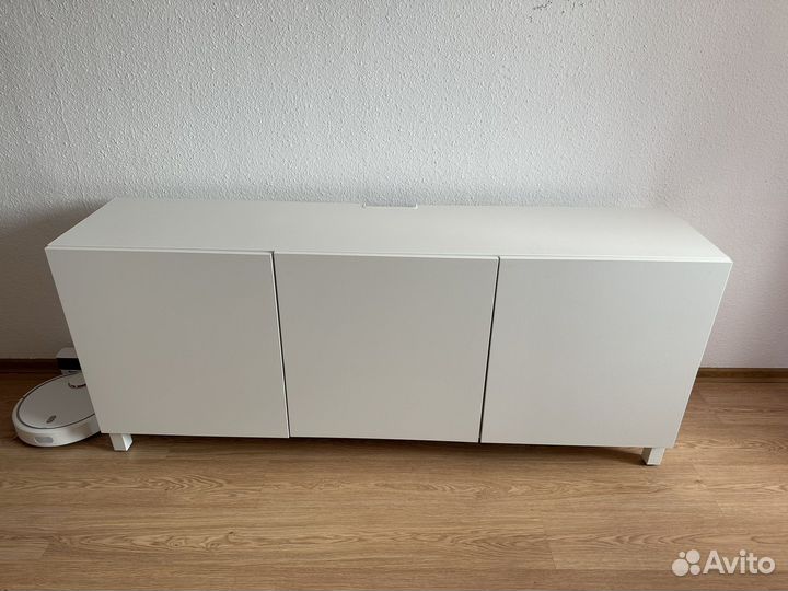 Тумба под тв IKEA Besta (бесто) белая