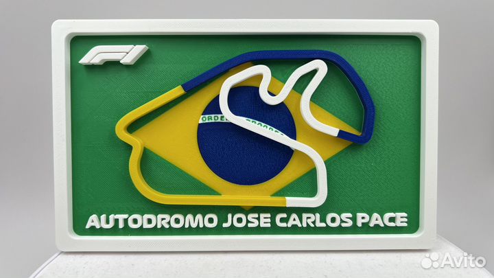 Картина 3D F1 Autodromo Jose Carlos Pace