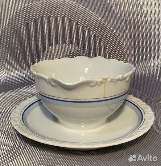 Соусник, бульонница фарфор сервиза Kahla 1937-56