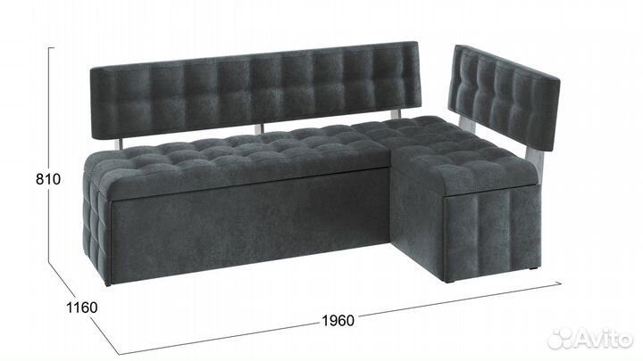 Скамья угловая со спальным местом «Манчестер» Исп
