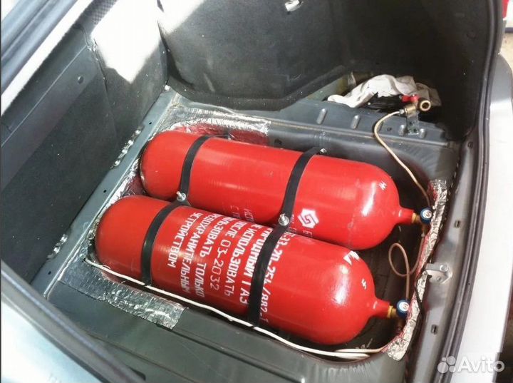 Баллон метан в запаску