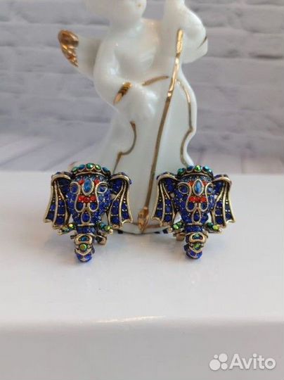 Роскошные серьги Heidi Daus Elephant