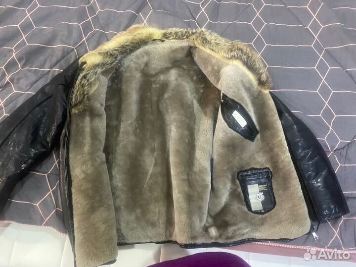 Кожаная куртка мужская