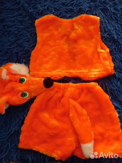 Новогодний костюм лисички 110см