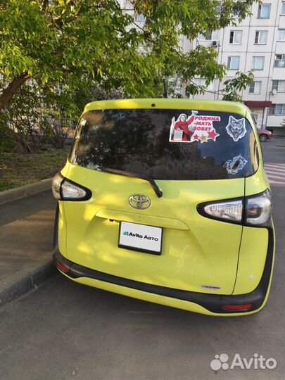 Toyota Sienta 1.5 CVT, 2018, 97 000 км