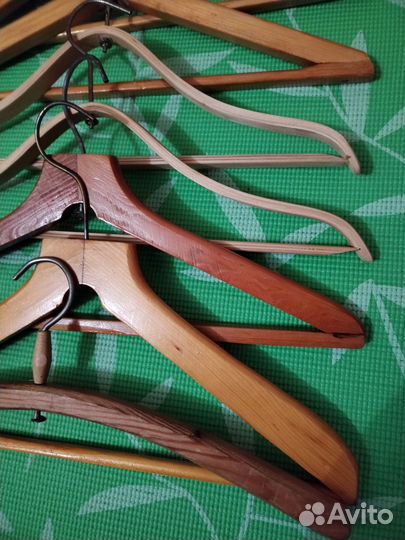 Вешалки плечики деревянные СССР винтаж 9 шт разные