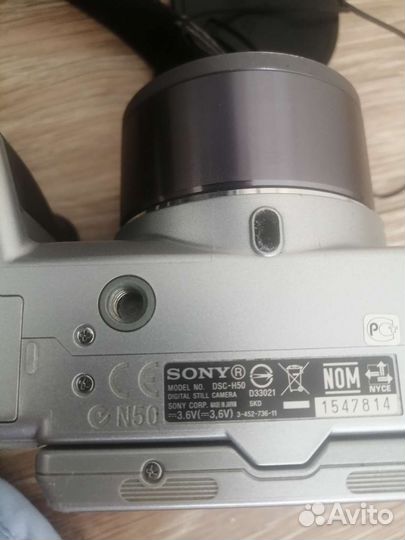 Компактный фотоаппарат sony