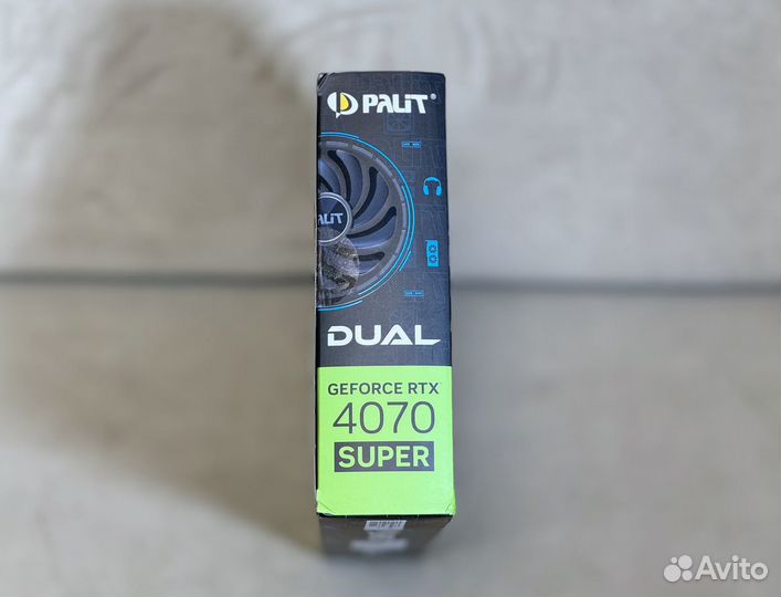 Новая Видеокарта Palit GeForce RTX 4070 Super Dual