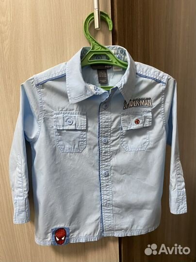 Рубашка для мальчика человек-паук