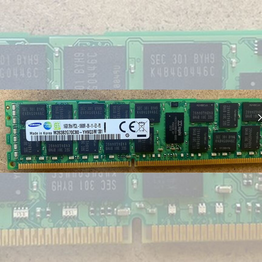 [M393B2G70CB0-YH9] Pc3l-10600r 16gb Samsung (Hpe) M393b2g70cb0-Yh9