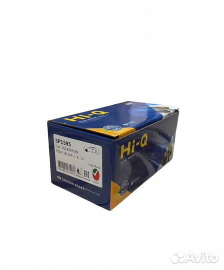 Тормозные колодки передние Hi-Q SP1595 VW polo