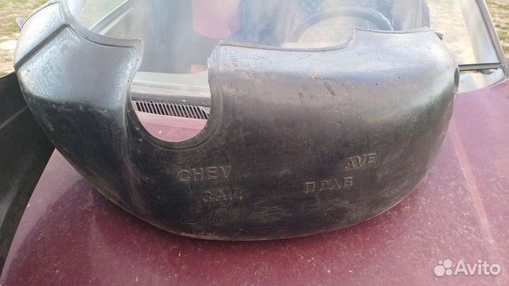 Подкрылки, локеры защита на шевролет авео