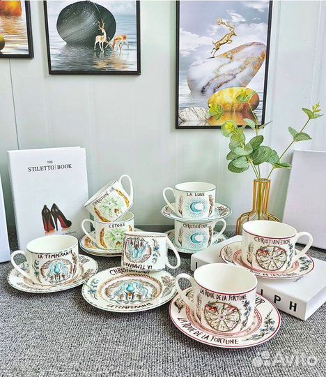 Уникальный чайный/кофейный набор посуды от Dior