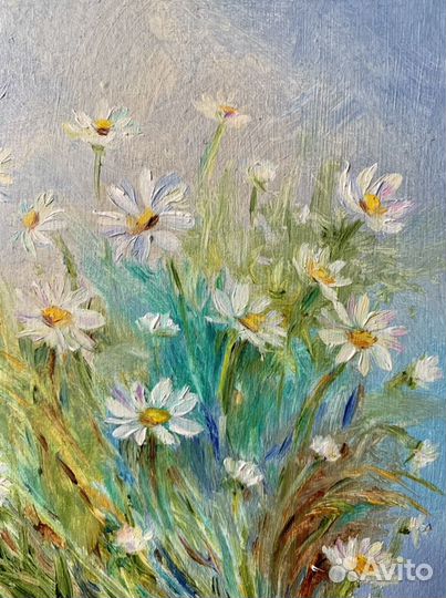 Картины маслом цветы