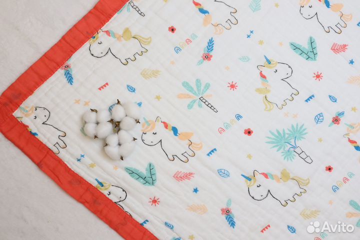 Муслиновый плед для малышей 