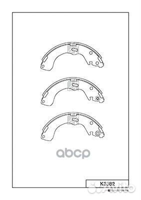 Колодки торм. барабанные Mazda 626, Premacy 99