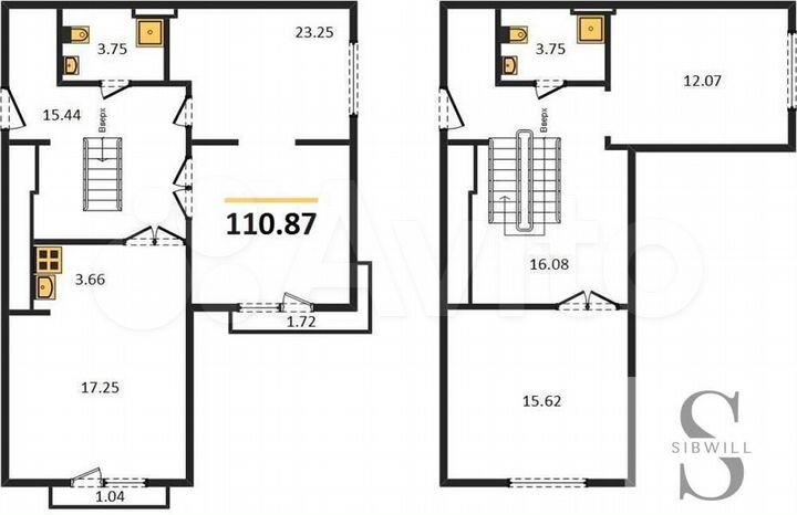 4-к. квартира, 110,9 м², 20/24 эт.