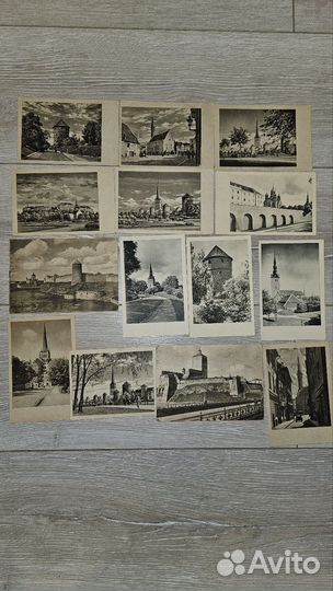 Открытки винтажные Таллинн и Нарва