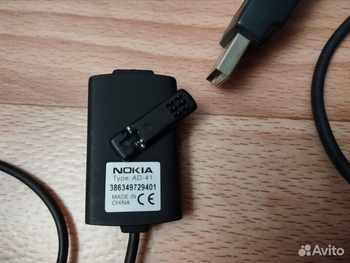 Кабель и адаптер-переходник для гарнитуры от Nokia