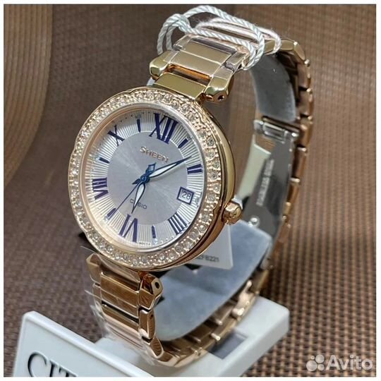 Часы женские Casio Swarovski Sheen SHE-4057PG-7A