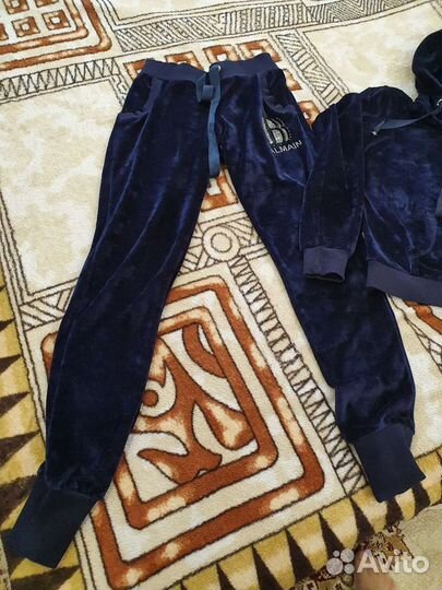 Костюм спортивный велюровый balmain