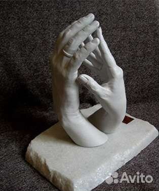 Набор слепок рук 3d