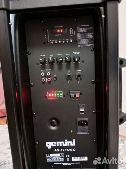 Акустическая система Gemini 1500 ватт новая