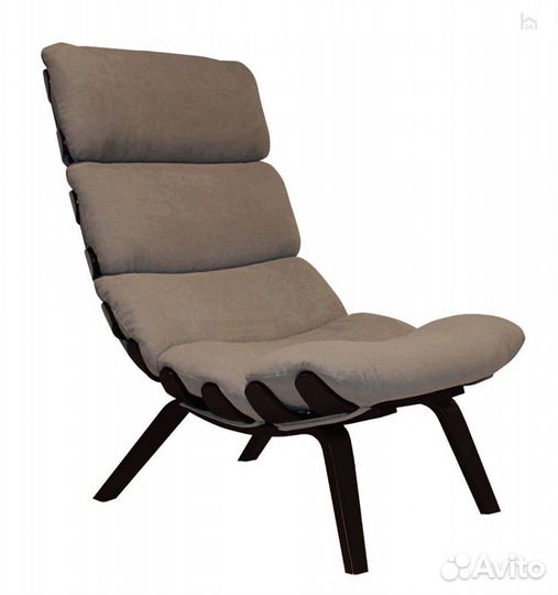 Кресло дизайнерское (венге) Ессей Велюр Home24