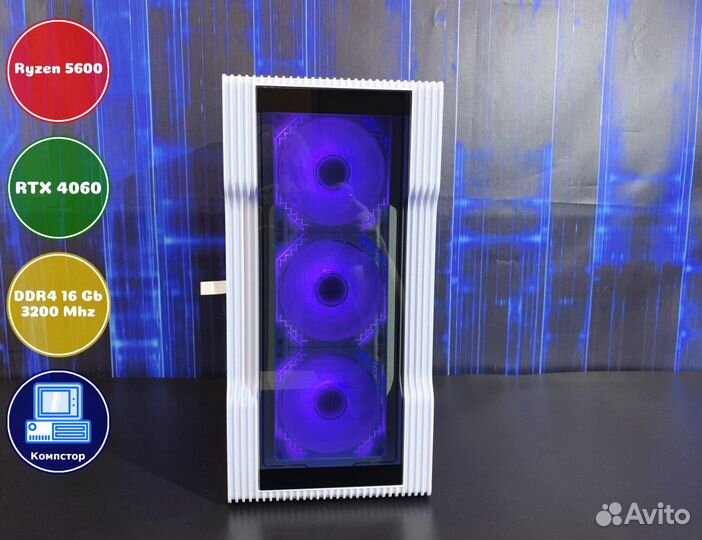 Игровой компьютер AMD5600-RTX4060-16DDR4-JLN58-A520