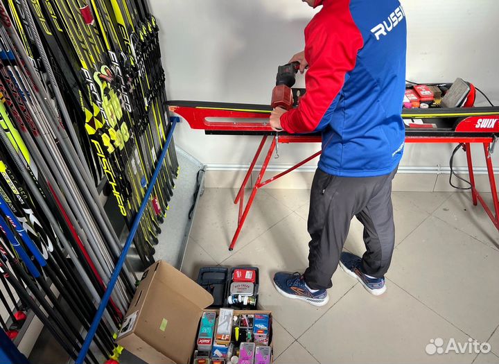 Профессиональная подготовка лыж. Сервис