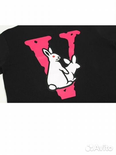 Футболка Vlone Jerry Rabbit (black)