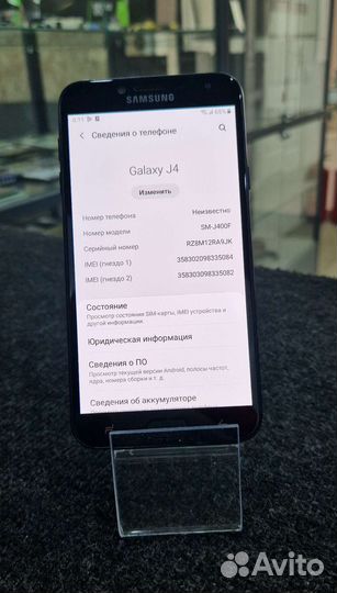 Телефон Samsung j4 2018