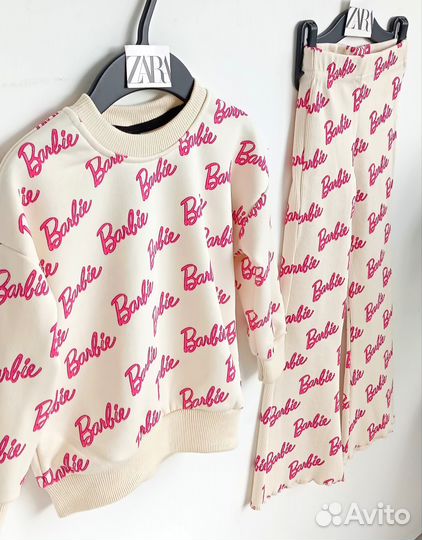 Костюм новый Zara «барби буквы» 98-128