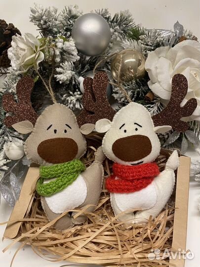 Новогодняя игрушка ручной работы. Ёлочная игрушка