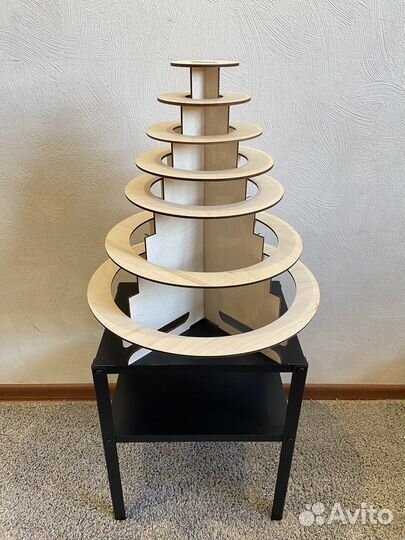 Пирамида под капкейки и макаруны 7 ярусов