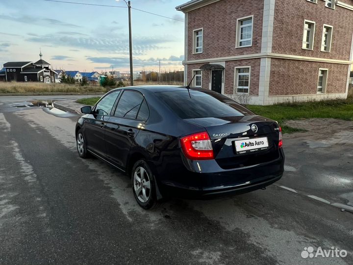 Skoda Rapid 1.6 AT, 2016, 120 000 км