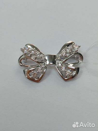 Серебряная брошь проба 925 Арт.008335330124