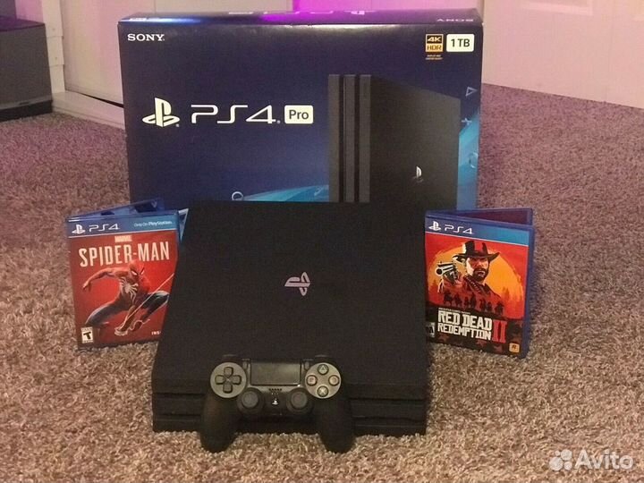 Ps4 pro 2 джоя много игр