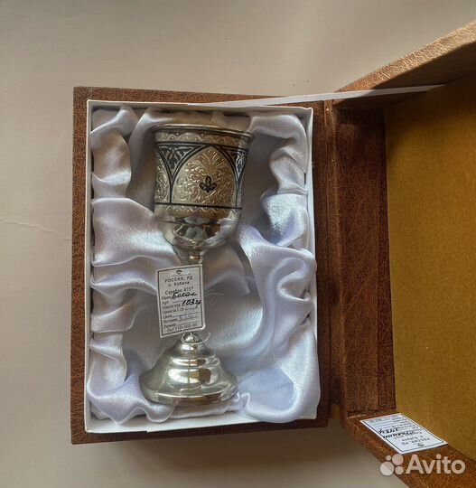 Бокал серебро Кубачи
