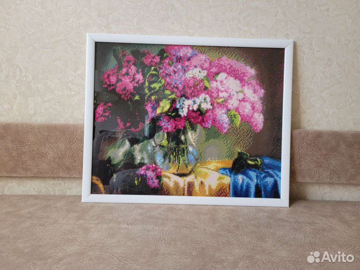 Алмазная вышивка готовая работа