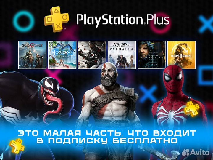 Подписка Ps Plus Extra 12 месяцев Турция Украина