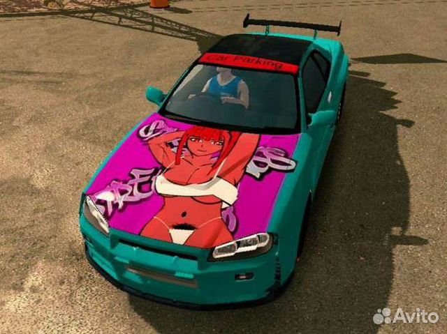 Винилы в car parking (10шт.)