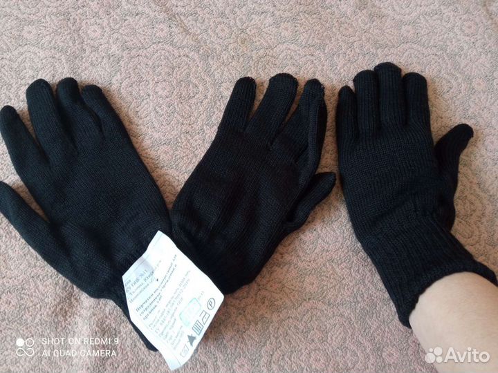 Перчатки полушерстяные для сотрудников фсин