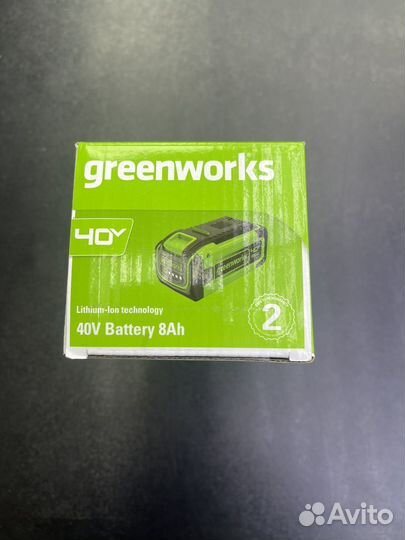 Аккумулятор Greenworks 40V 8Ah G40B8