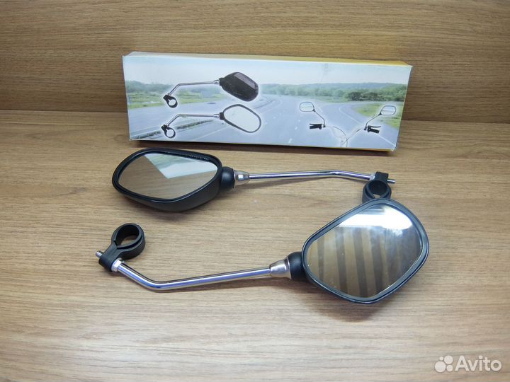 Зеркало заднего вида на жесткой ножке, 2 шт