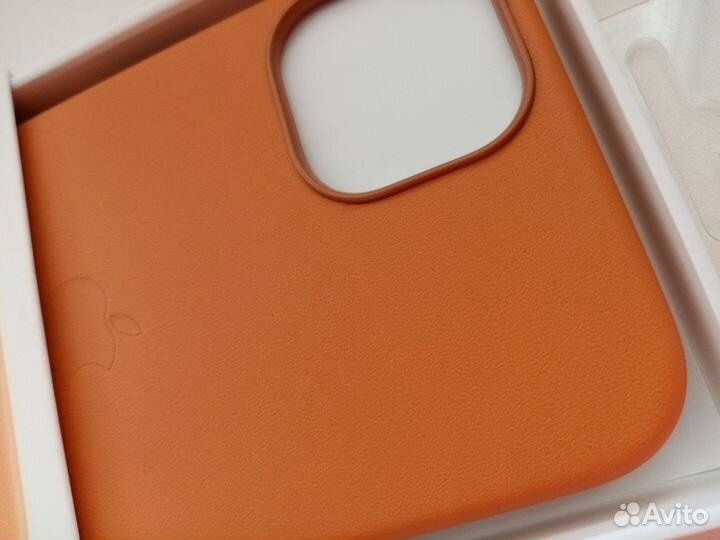 Чехол на iPhone 13 кожаный magsafe