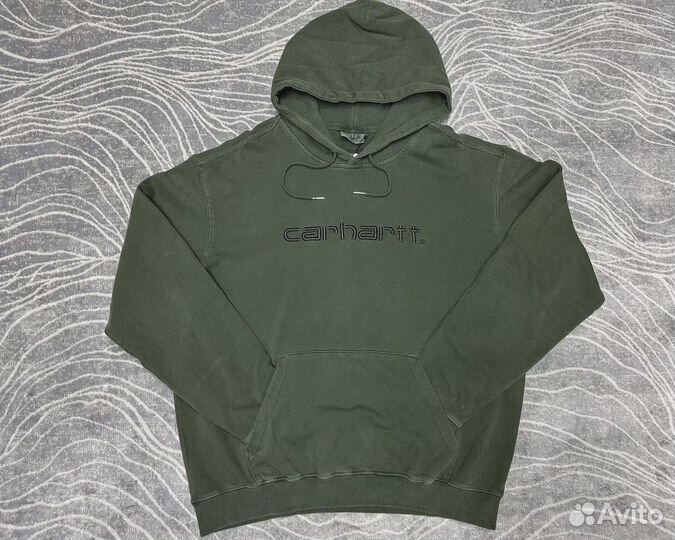 Худи Carhartt WIP Duster Hooded Washed Green