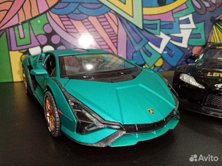Развивающий автомобиль. Lamborghini Sian