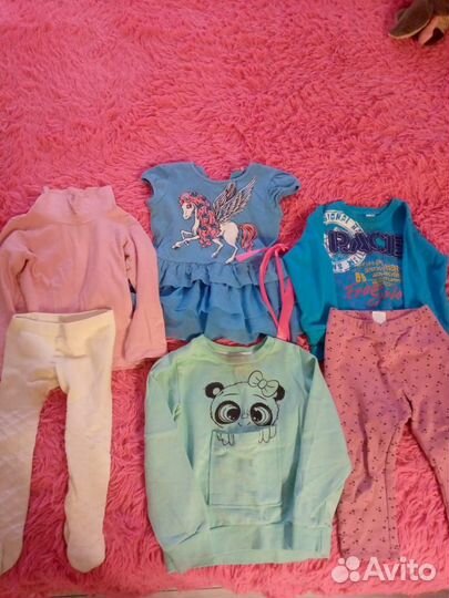 Детские вещи пакетом для девочек 80 86