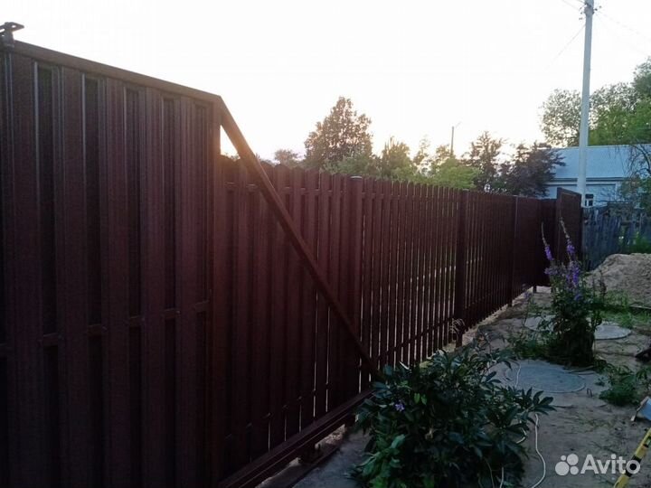 Откатные ворота под ключ с установкой